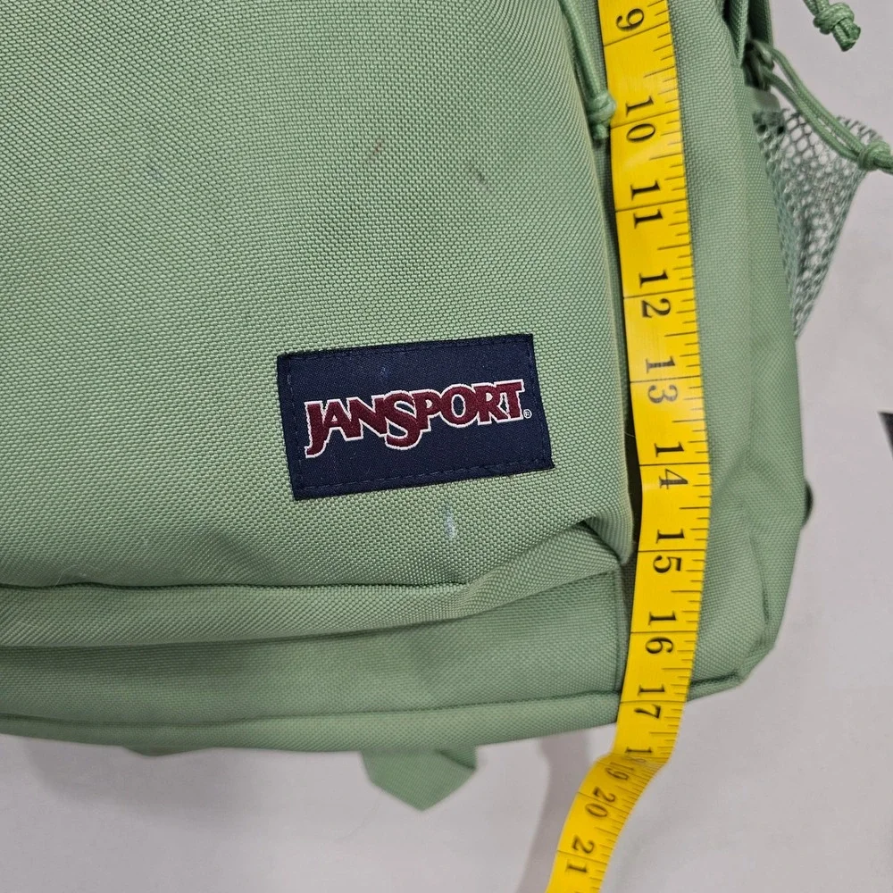 JanSport Backpack Unisex OS Sage Green West Break Cordura Durable School Bag